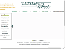 Tablet Screenshot of letperfect.com